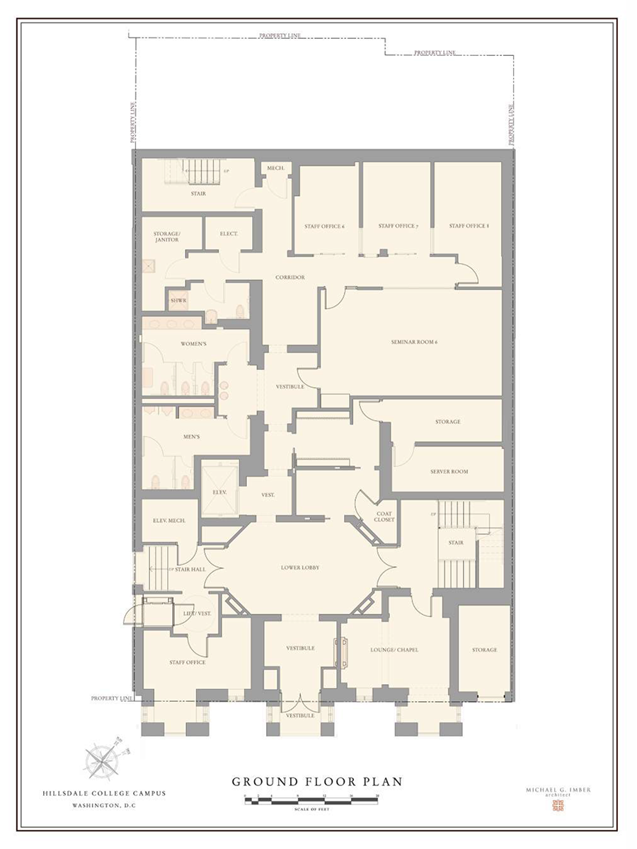 Ground Floor Architectural Drawing