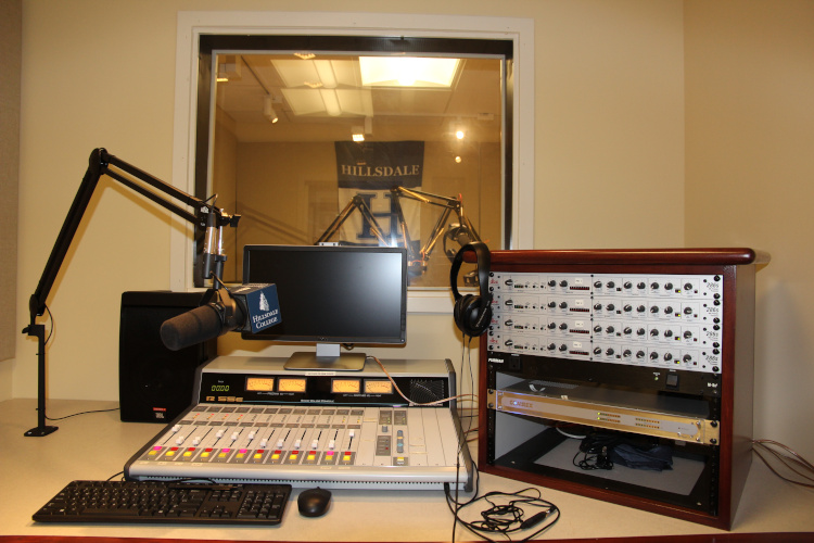 Boyle Radio Studio audio equipment.